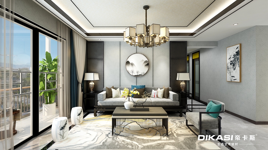 新中式+灰色=典雅大气